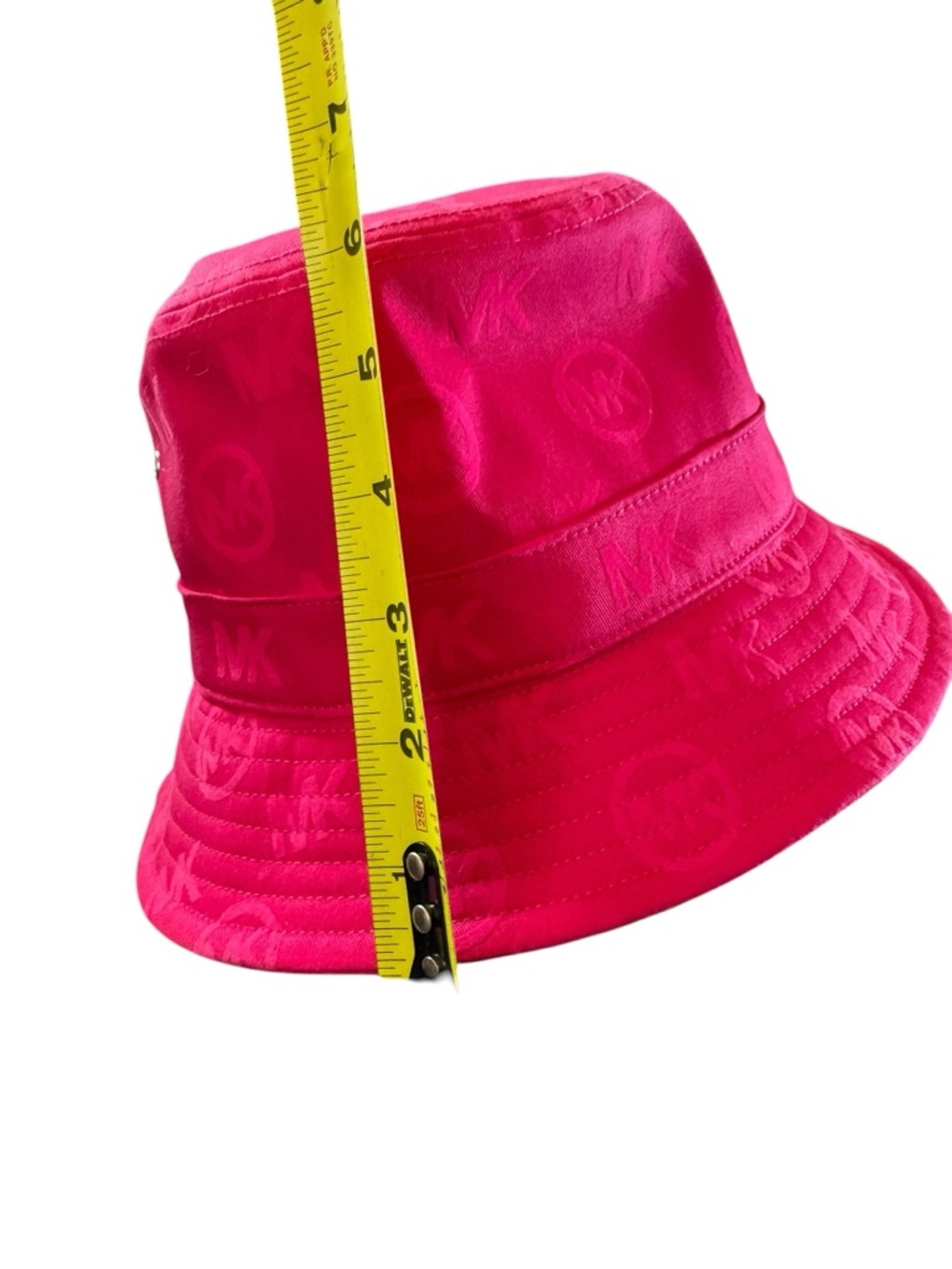 Michael Kors Hot Pink Logo Bucket Hat OS/TU